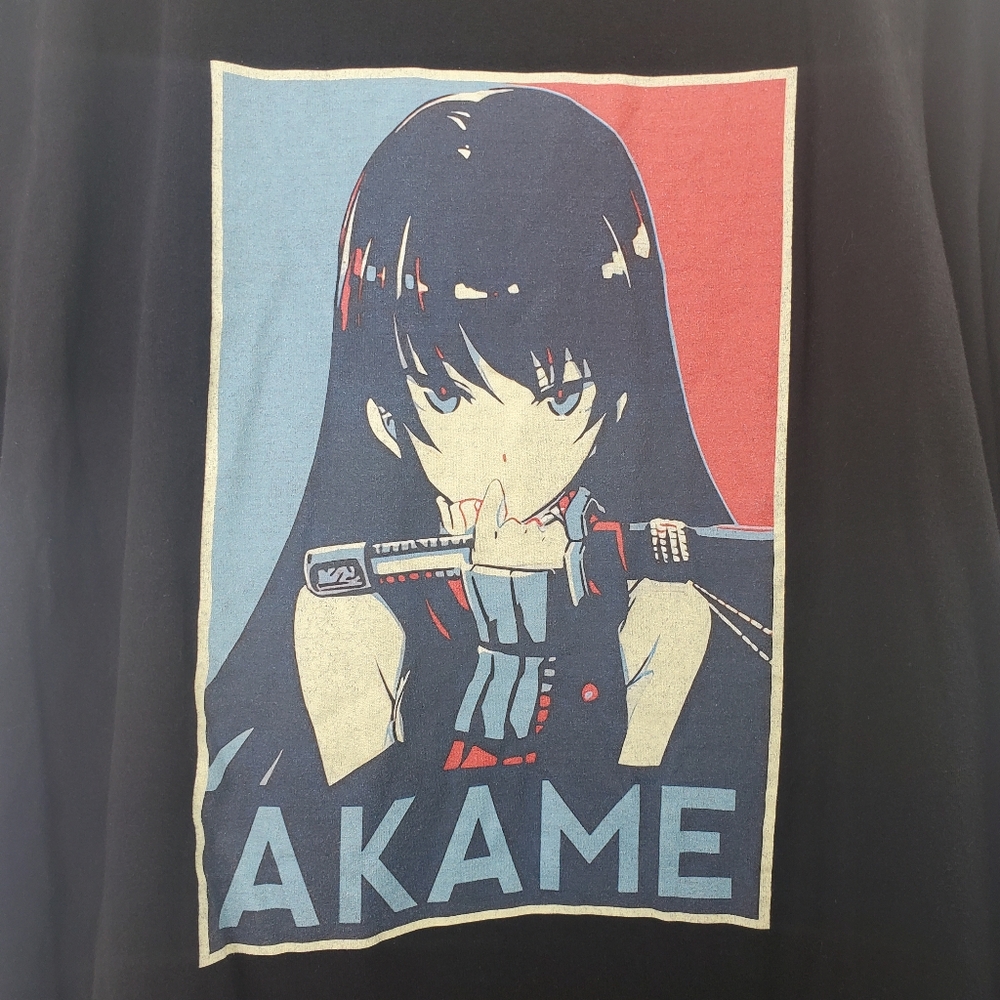Akame Ga Kill Anime Graphic Tee Shirt Black - Picture 2 of 5